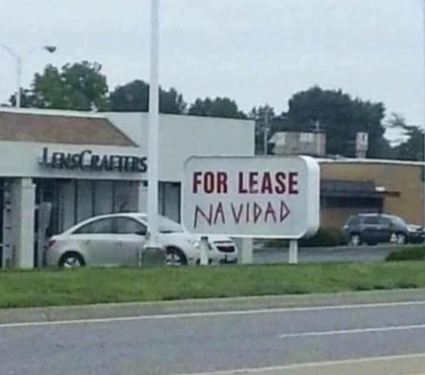commercial real estate humor - Lanscrates For Lease Navidad
