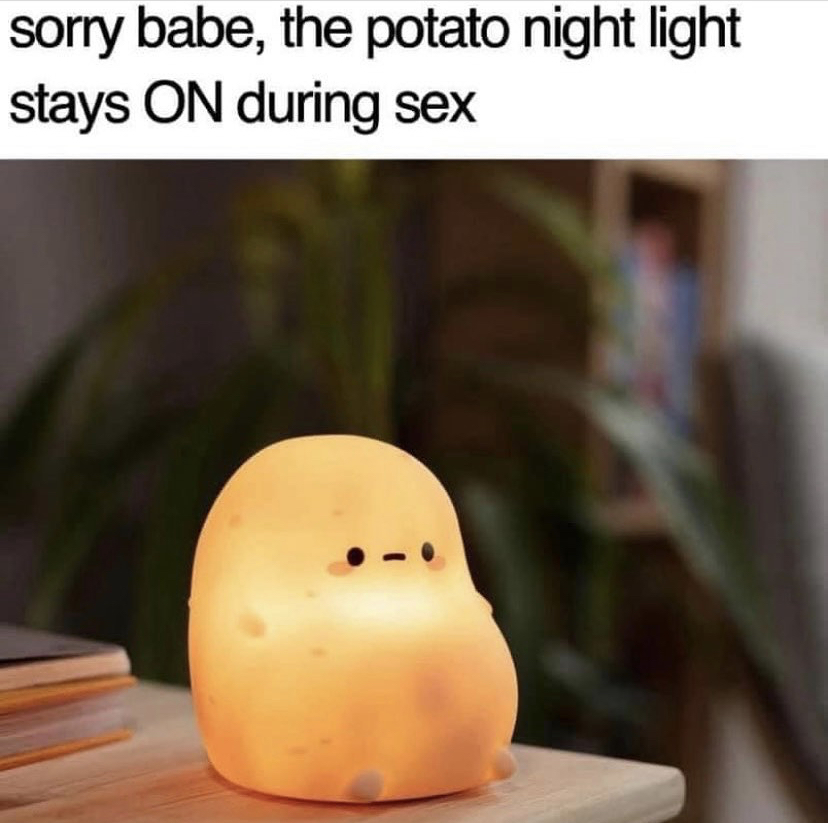 home depot moving coupon - sorry babe, the potato night light stays On during sex