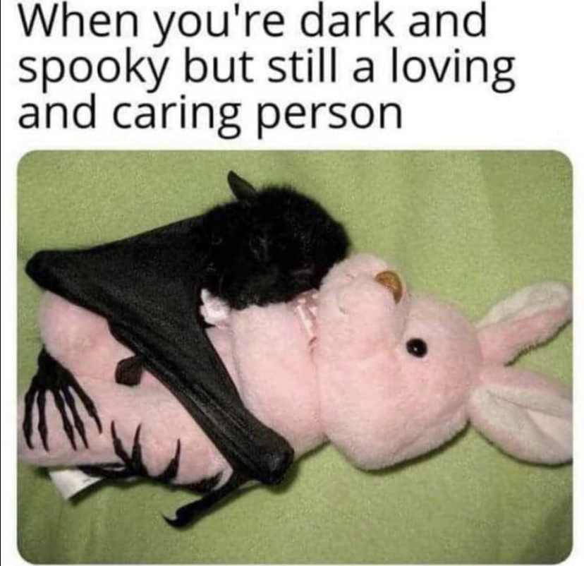 you re dark and spooky but also - When you're dark and spooky but still a loving and caring person