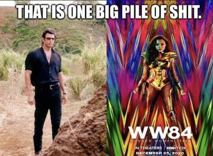 wonder woman 1984 poster joblo - That Is One Big Pile Of Shit. WW84 Onder Woman In Theaters HDOmax