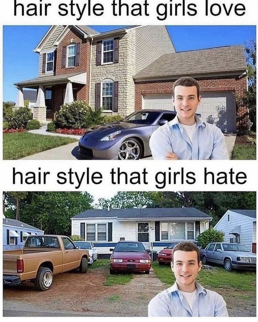 hair styles girls love meme - hair style that girls love hair style that girls hate