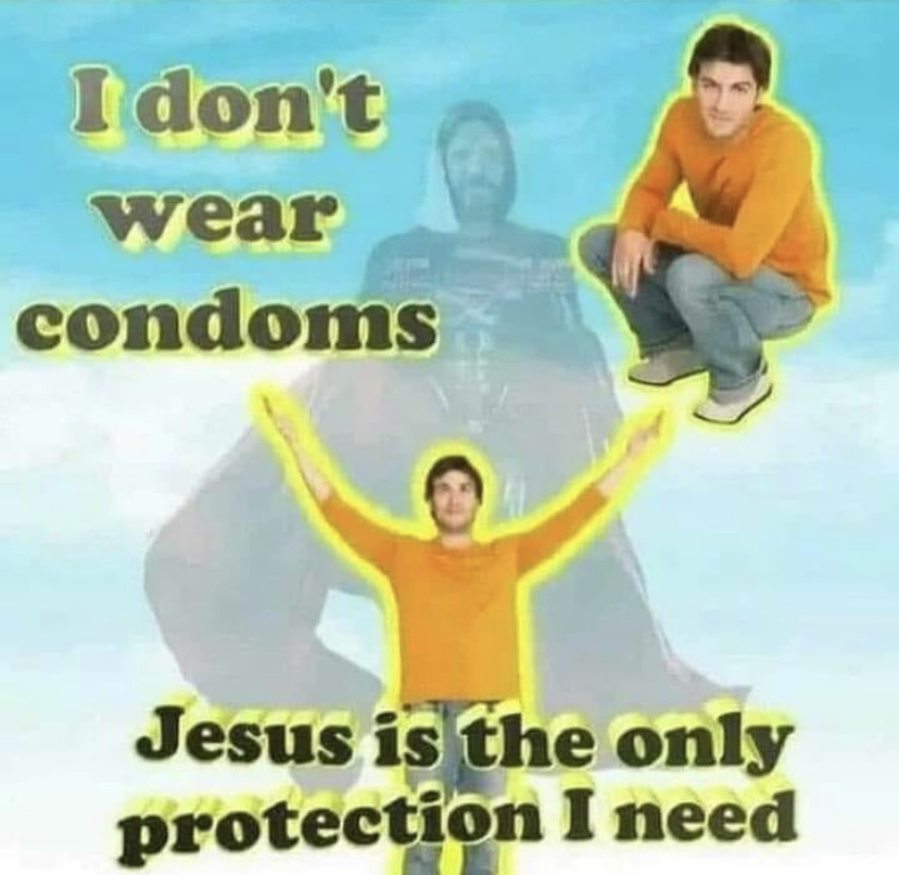 miamoo - I don't wear condoms Jesus is the only protection I need