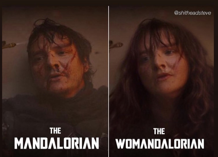 mouth - The The Mandalorian Womandalorian