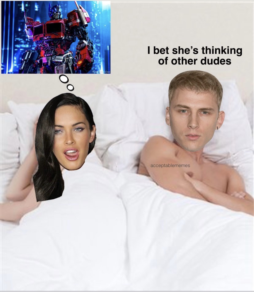 megan fox - I bet she's thinking of other dudes optimees