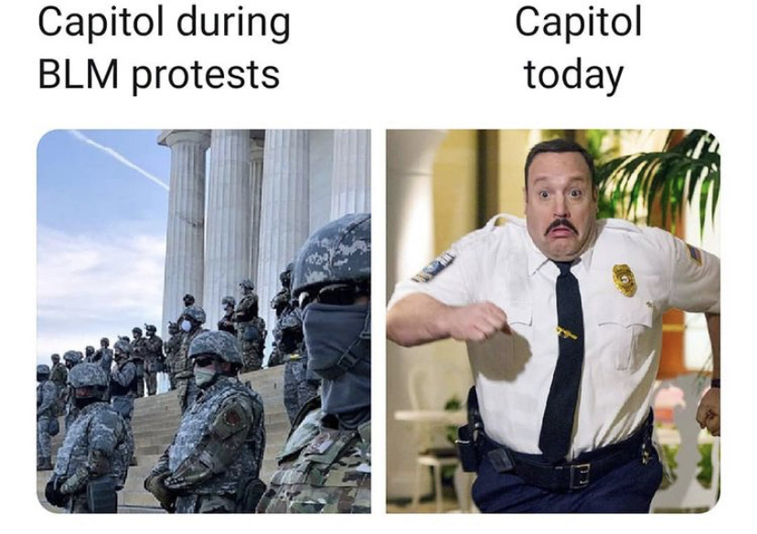 military - Capitol during Blm protests Capitol today