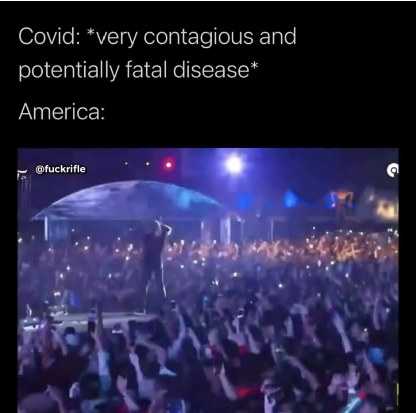 stage - Covid very contagious and potentially fatal disease America