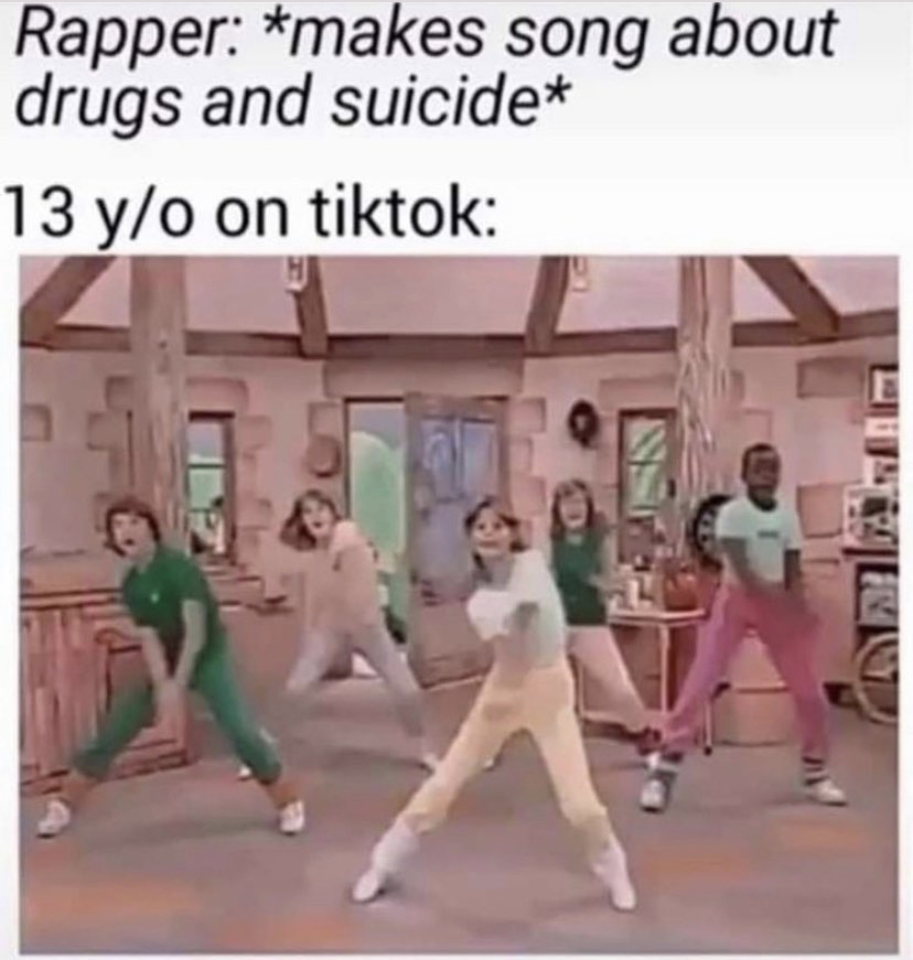 choreography - Rapper makes song about drugs and suicide 13 yo on tiktok