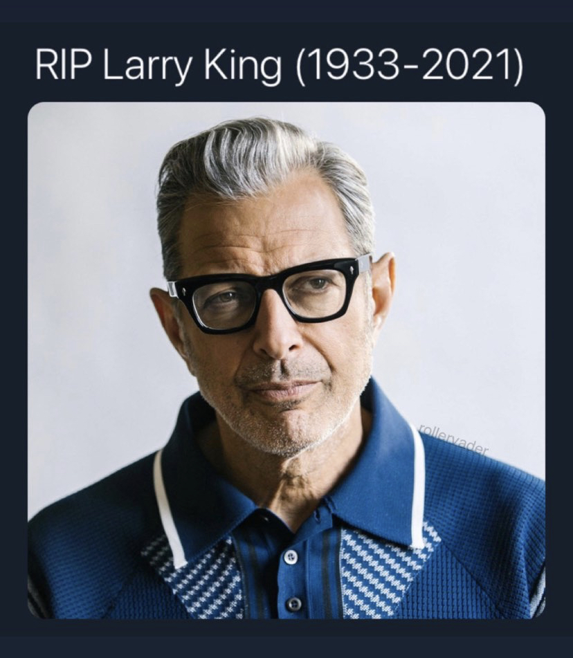 stylish frames for older men - Rip Larry King 19332021