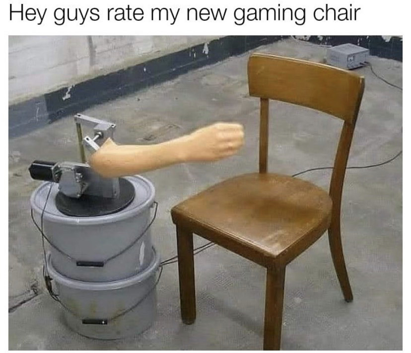 Hey guys rate my new gaming chair