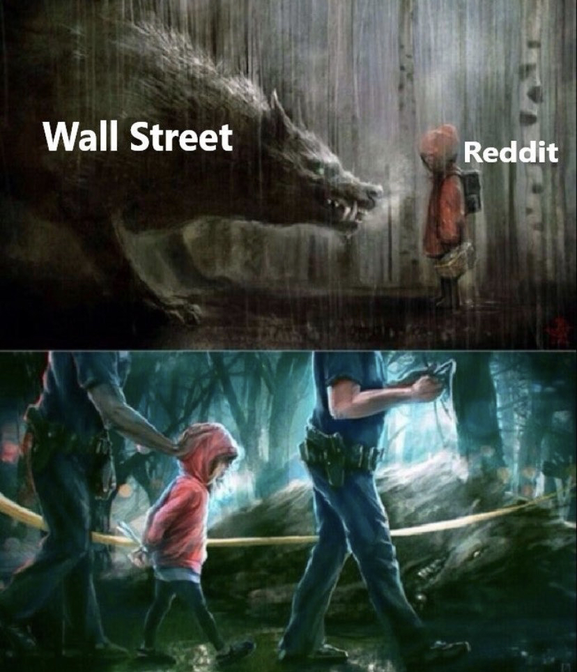 red riding hood wolf - Wall Street Reddit