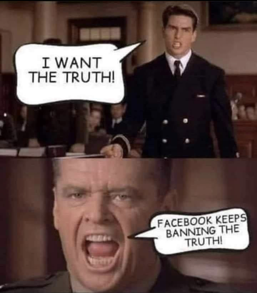 dank memes - facial expression - I Want The Truth! Facebook Keeps Banning The Truth!