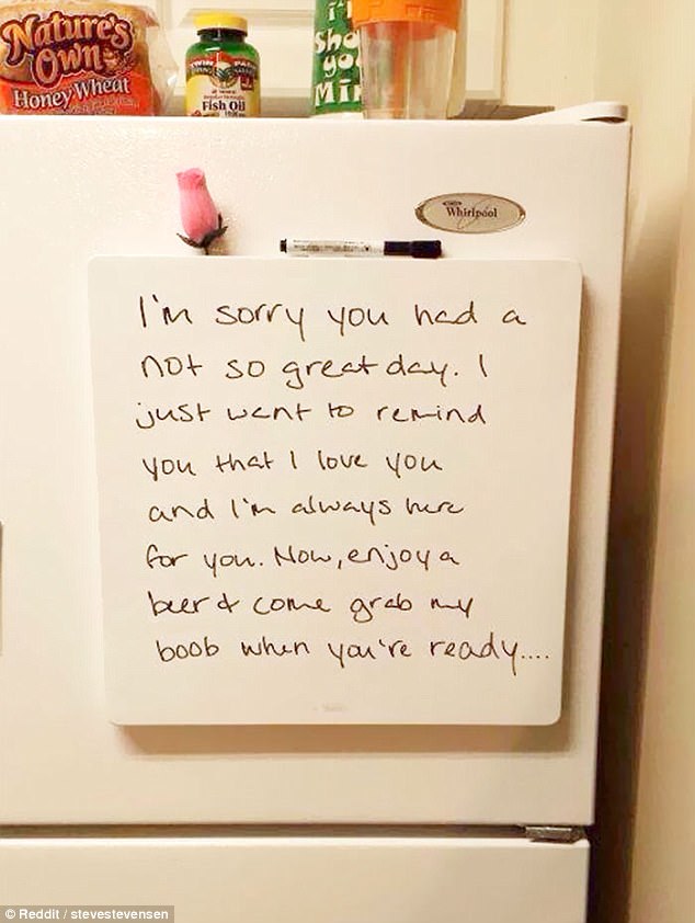 Who needs flowers and chocolate? The endearing alternative love notes that prove romance isn't dead - from messages scrawled on