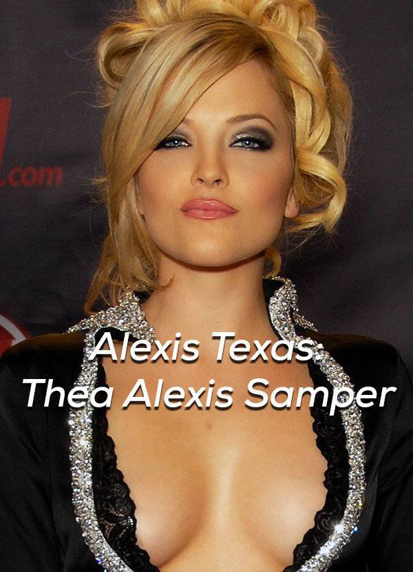 Alexis Texas and her real name Thea Alexis Samper
