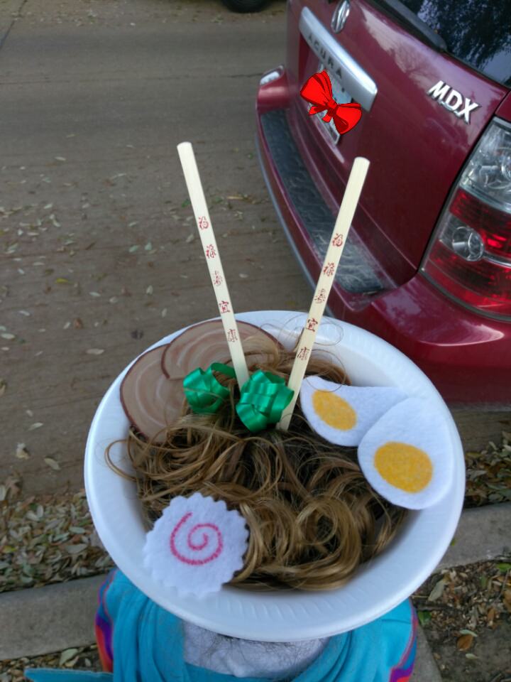 bowl of hair that looks like noodles