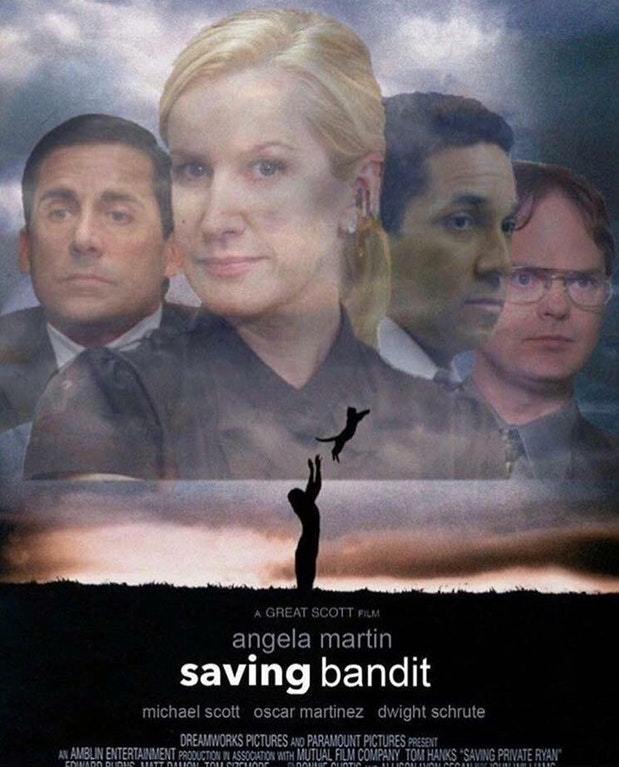 Movie poster of saving Bandit done in the style of Saving Private Ryan