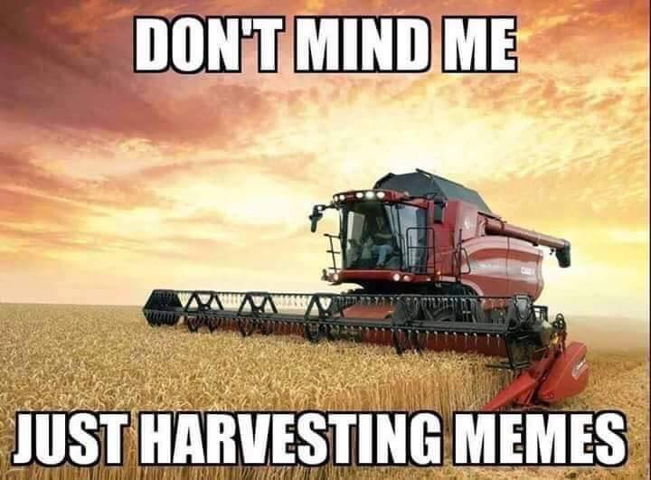 just harvesting some memes