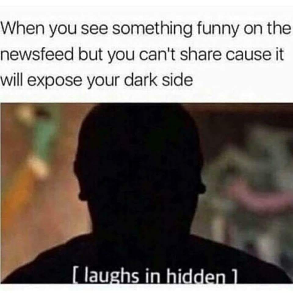laughs in hidden