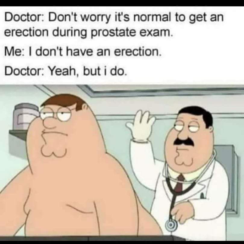 erection prostate exam family guy