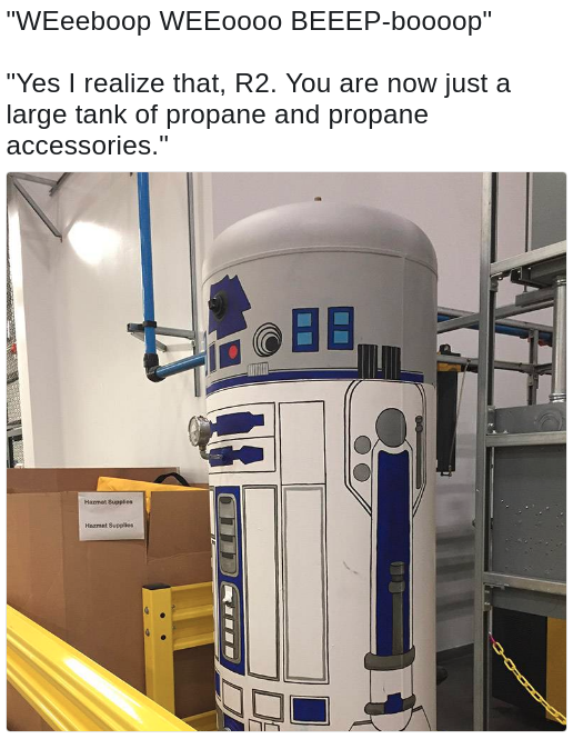 R2 D2 Propane and Propane Accessories