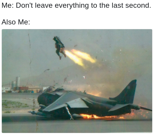 Rocket eject seat meme