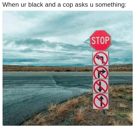 black man cop meme