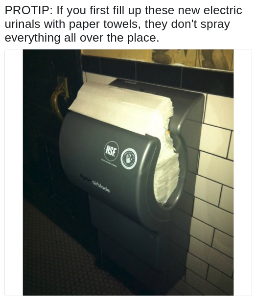 urinals protip meme