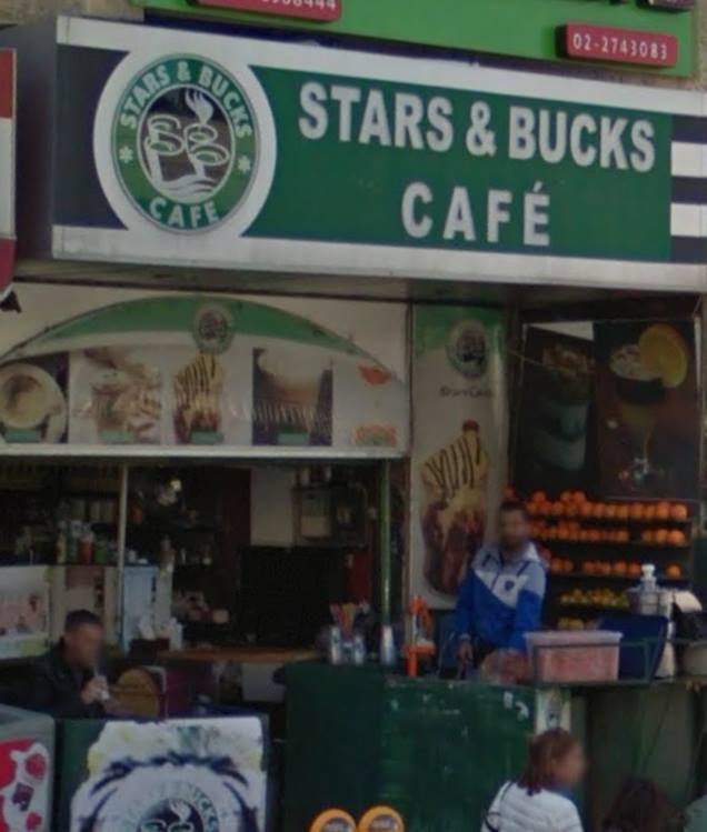 crappy knockoff of Star & Bucks Cafe