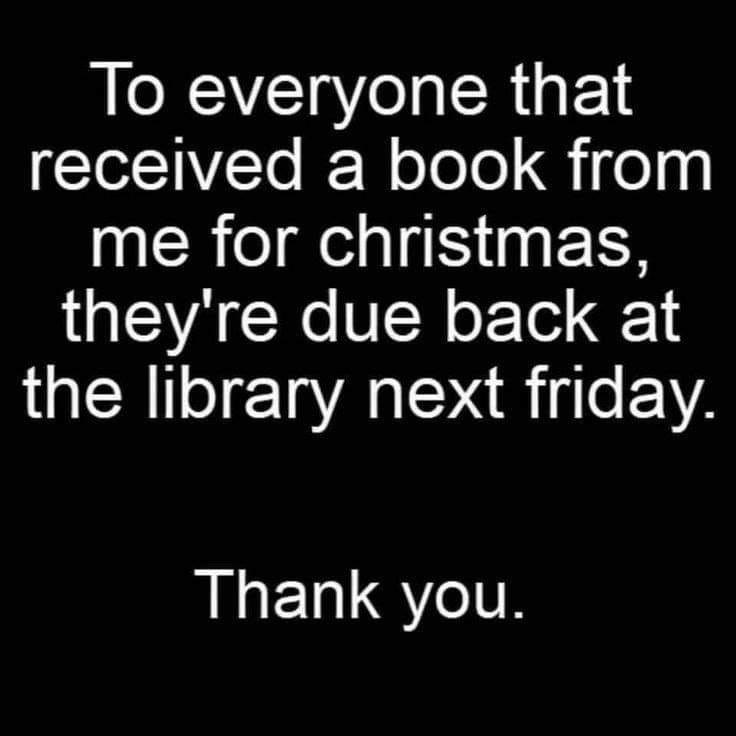 post about giving library books as Christmas presents