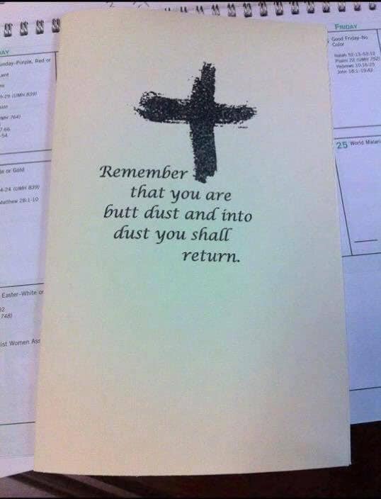 misspelled bible quote reminding you that you are