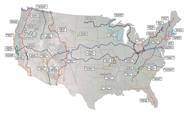 long distance hiking trails usa - On 2 . 6 Lao 2 .