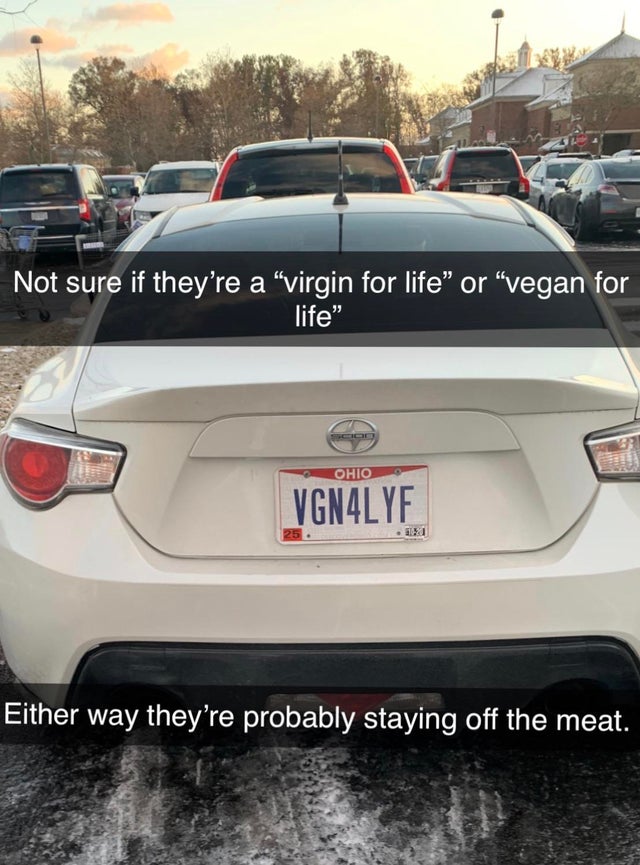 vegan for life or virgin for life - Not sure if they're a virgin for life
