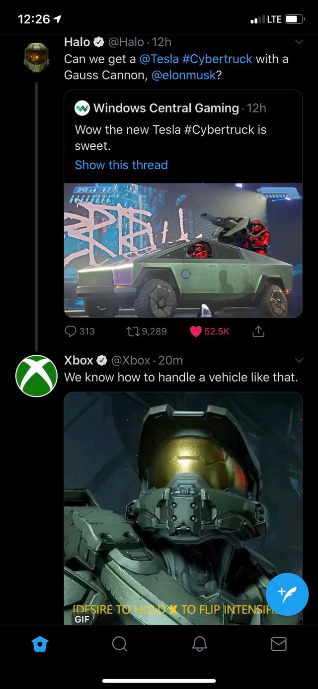 halo tesla - 1 u Lte Halo 12h Gauss Cannon, ? Windows Central Gaming 12h Wow the new Tesla is sweet. Show this thread 313 229,289 Xbox 20m We know how to handle a vehicle that. Idesire To H Eak To Flip Intensia Gif