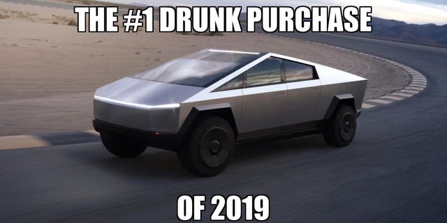 new tesla truck meme template - The Drunk Purchase Of 2019