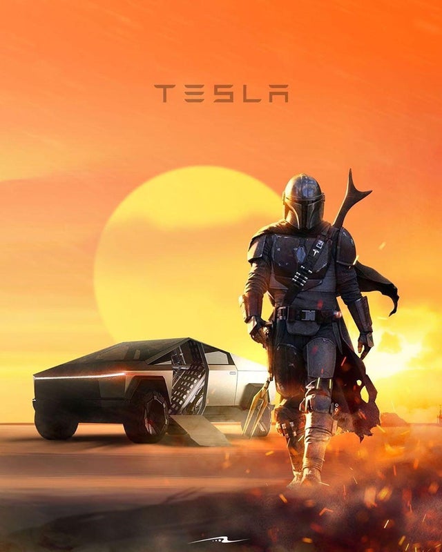 mandalorian 2k - Tesla