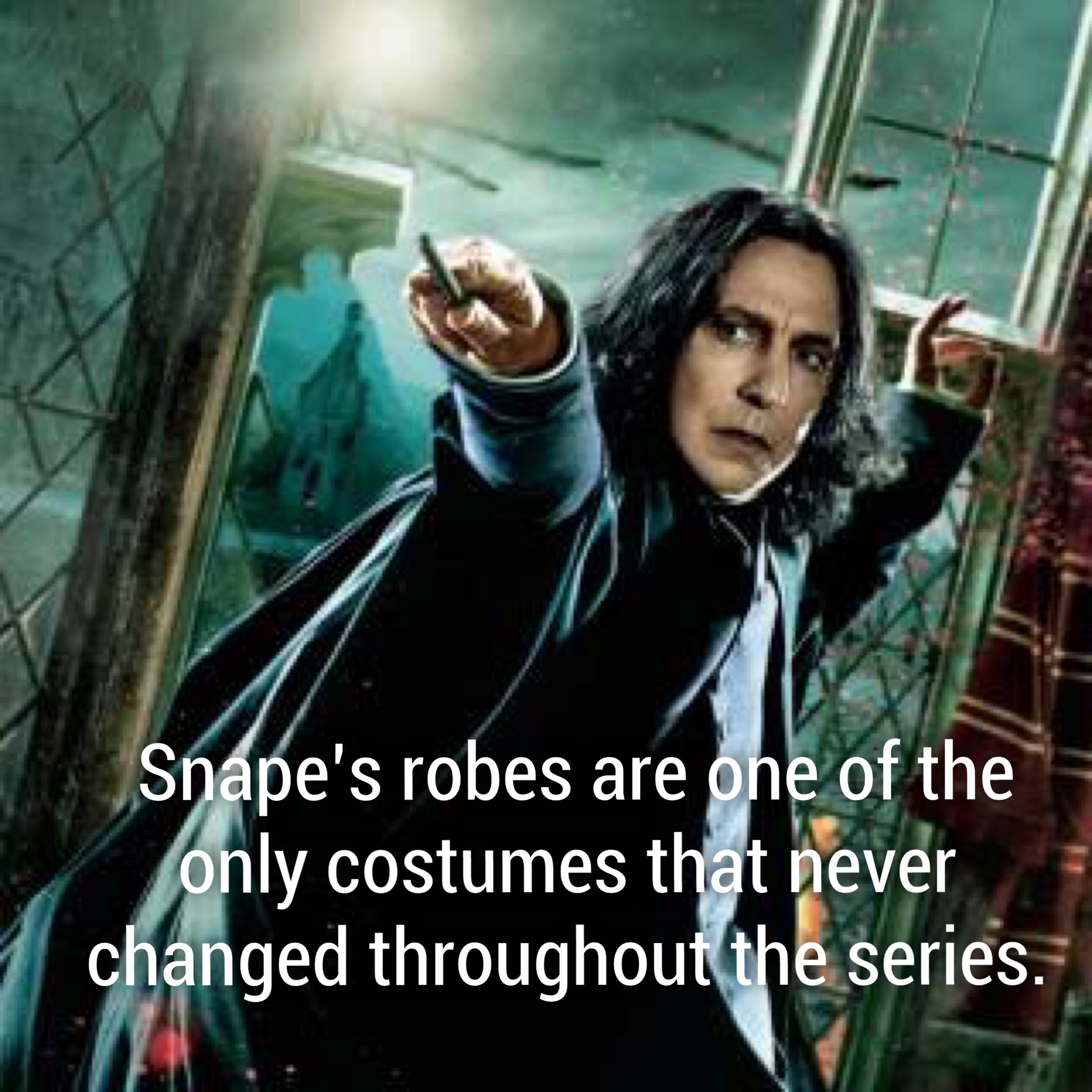 harry potter snape - Snape's robes are one of the only costumes that never changed throughout the series.