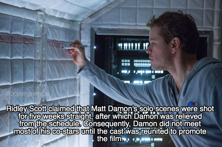 20 Facts About 'The Martian' That Will Leave You Feeling Isolated