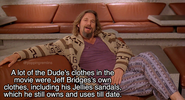 The Big Lebowski fun fact about the clothes in the film.