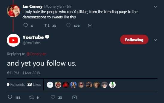 Looks like some  YouTube employees need their own guidelines