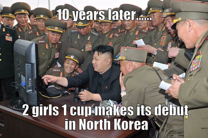 North Korean reaction video..... 10 years late
