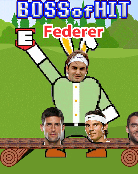 Roger Federer is BOSS of HIT in Tennis