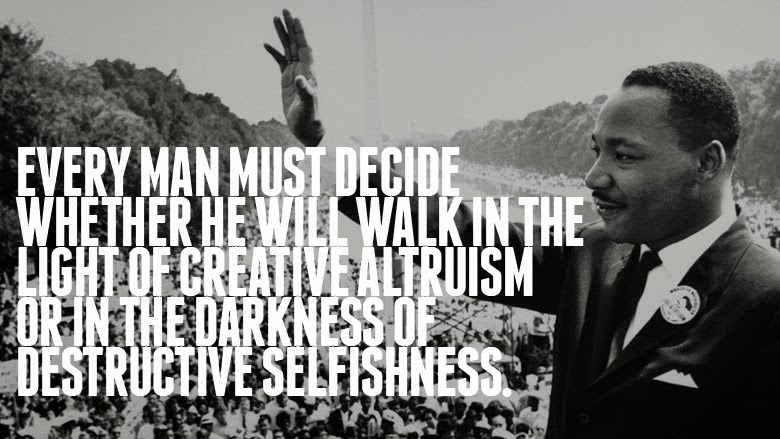 Happy Martin Luther King day.