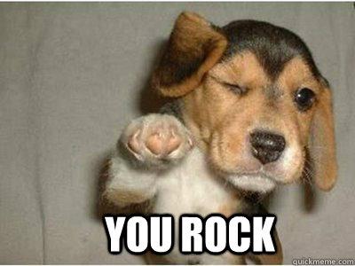Most of you rock, anyway..........