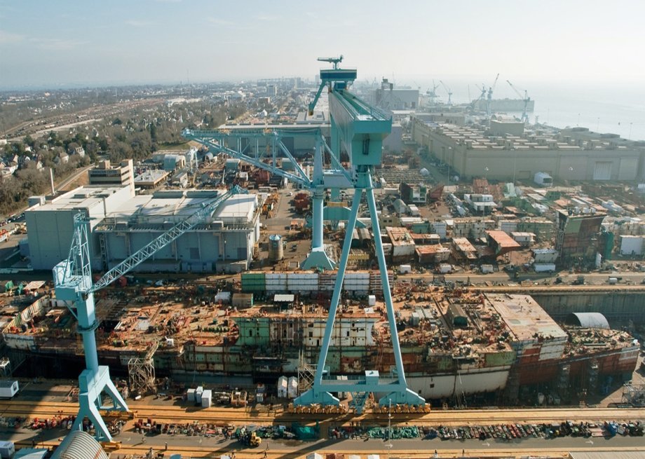 Her massive flight deck spans over 5-acres.