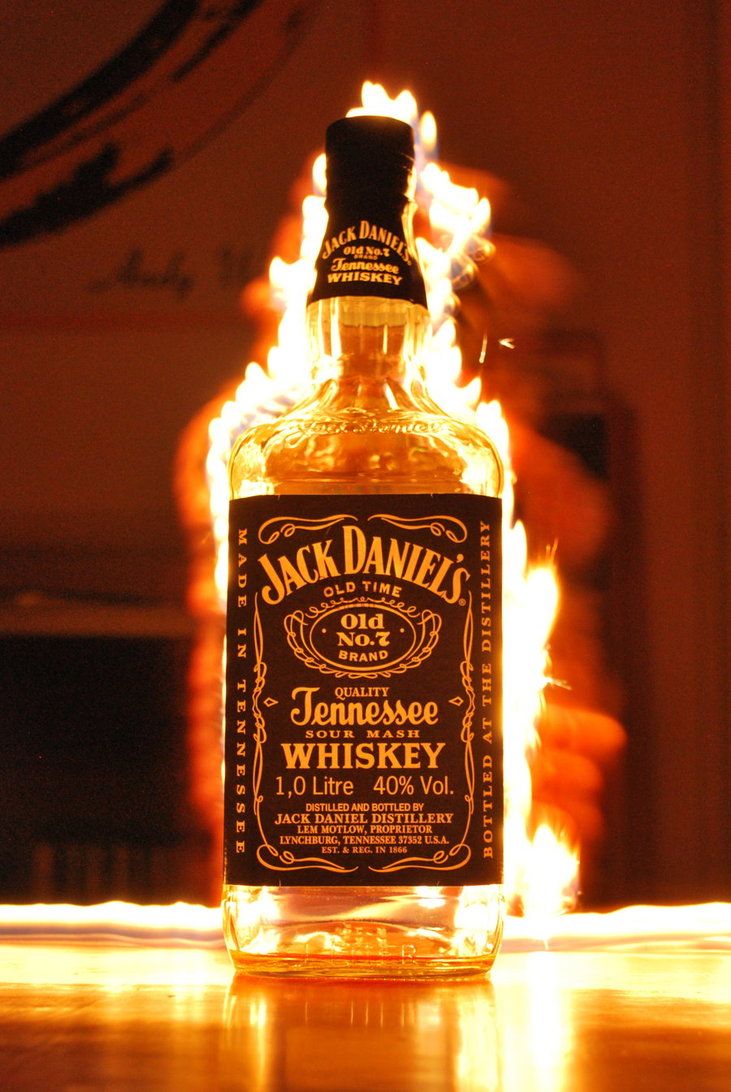 random pic jack daniels flame - Daniet Jacka yold Not Tennessee Whiske ca Jack Daniel Old Time 99RA Old No.7 Brand Made In Tennessee Quality Bottled At The Distillery Sour Mash Tennessee Whiskey 1,0 Litre 40% Vol. Distilled And Bottled By Jack Daniel Dist