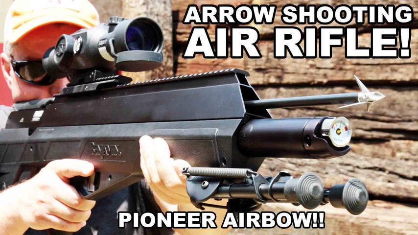 random pic benjamin airbow - Arrow Shooting Air Rifle! Pioneer Airbow!!
