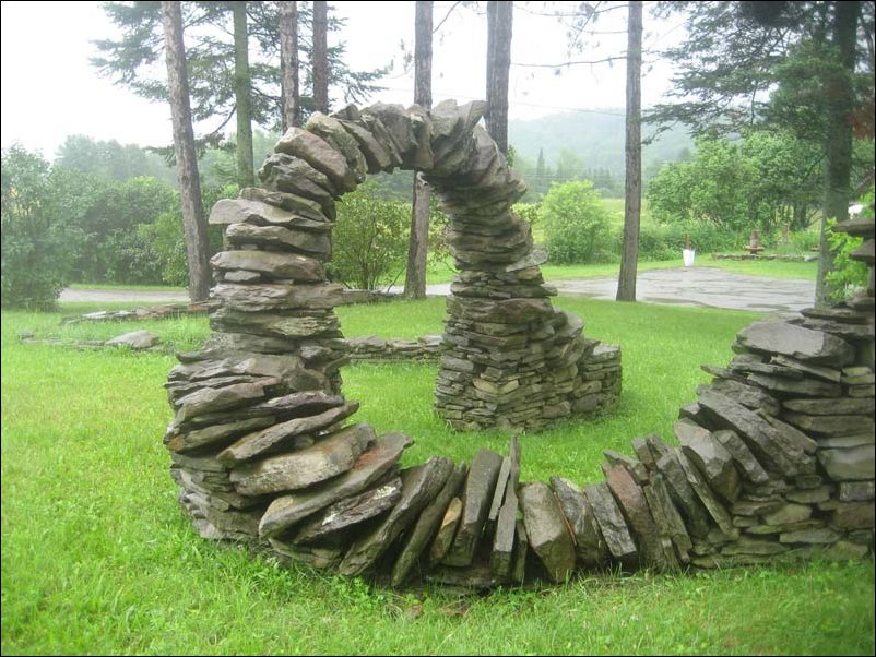outdoor fireplace building