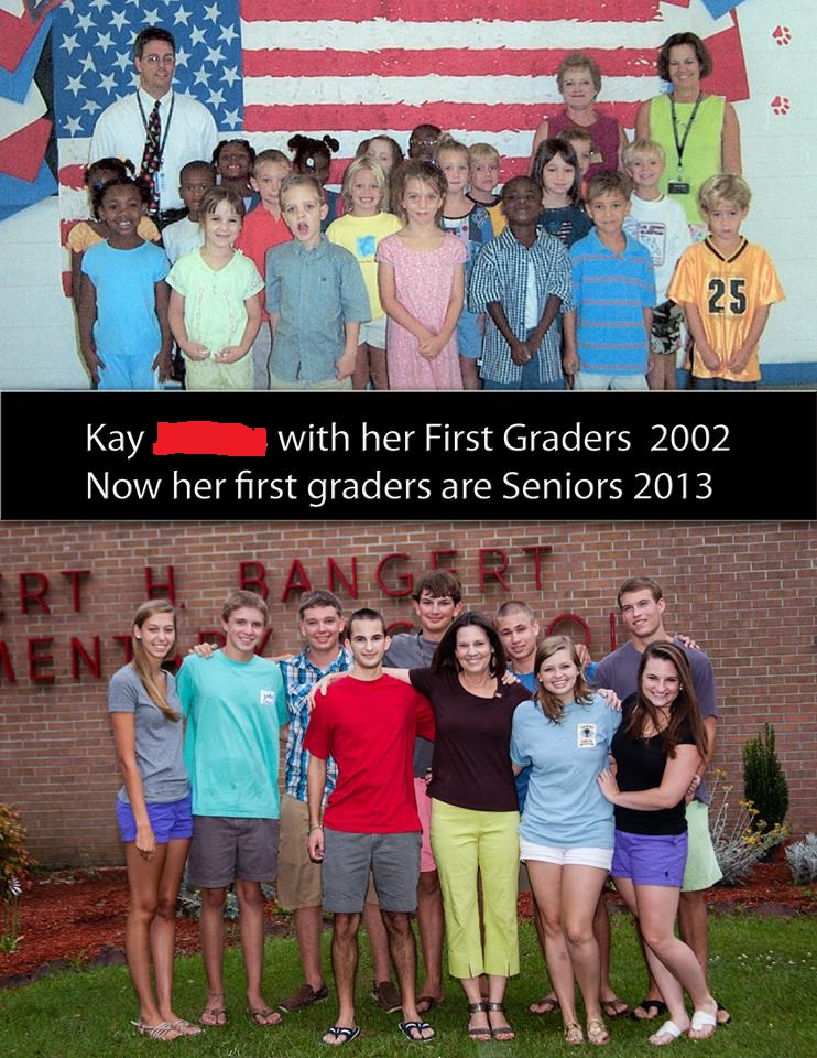 kay first graders racist - Kay with her First Graders 2002 Now her first graders are Seniors 2013