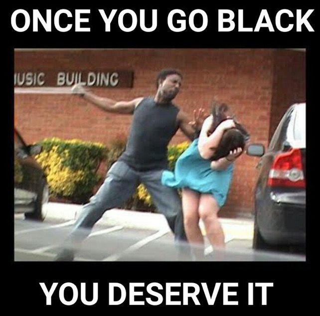 guy beat his girlfriend - Once You Go Black Jusic Building You Deserve It