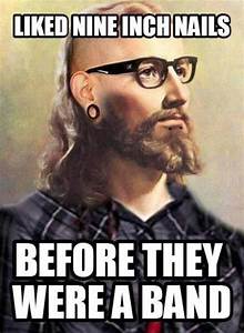 memes - hipster jesus - d Nine Inch Nails Before They Were A Band
