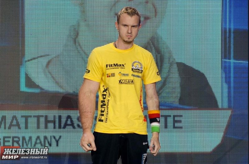 World Champion Arm Wrestler, Mathias Schlitte.